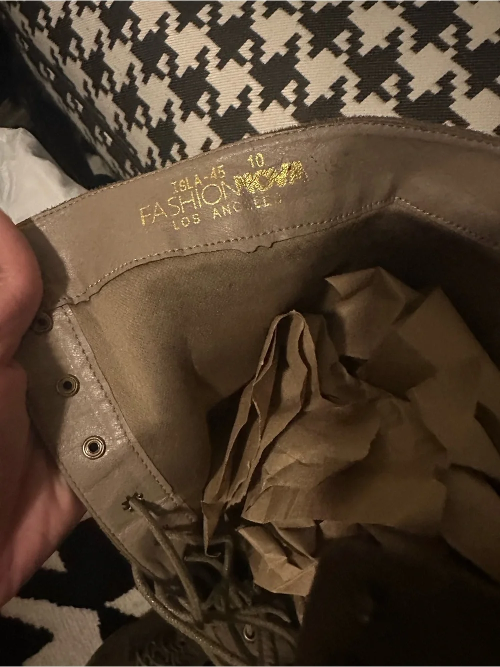 Fashion Nova Olive Lace-Up Over-the-Knee Flat Suede Boots